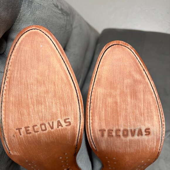 NWT Tecovas The Lucy‎ Suede Cowgirl Boots Sky Blue – Women’s 8.5 B - Picture 5 of 9